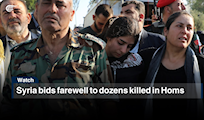 Syria bids farewell to dozens killed in Homs attack